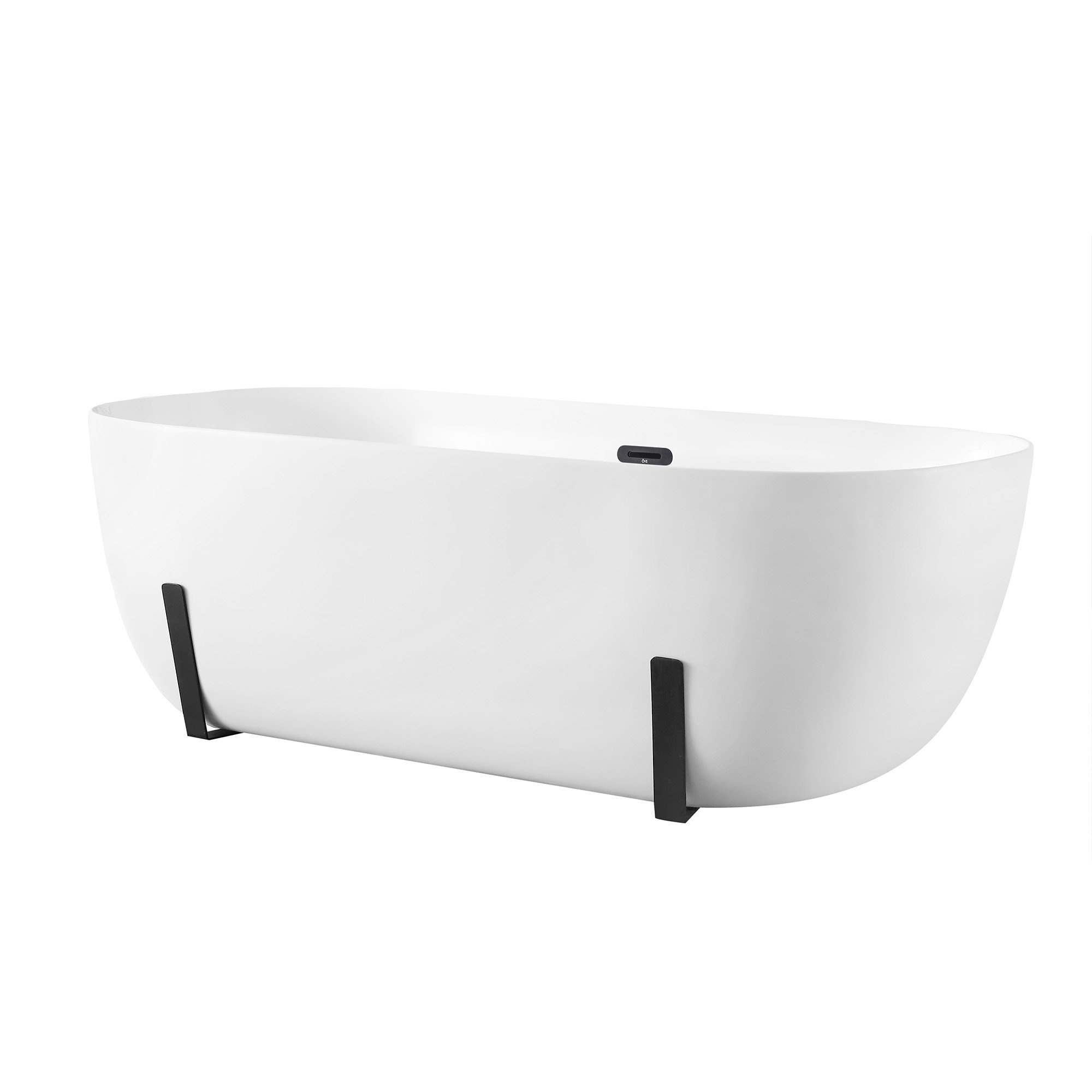 63'' x 29'' Freestanding Soaking Acrylic Bathtub