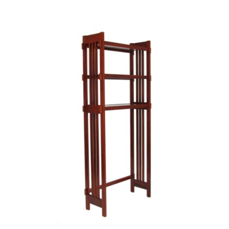 68'' H x 11'' W Solid Wood Standard Bookcase