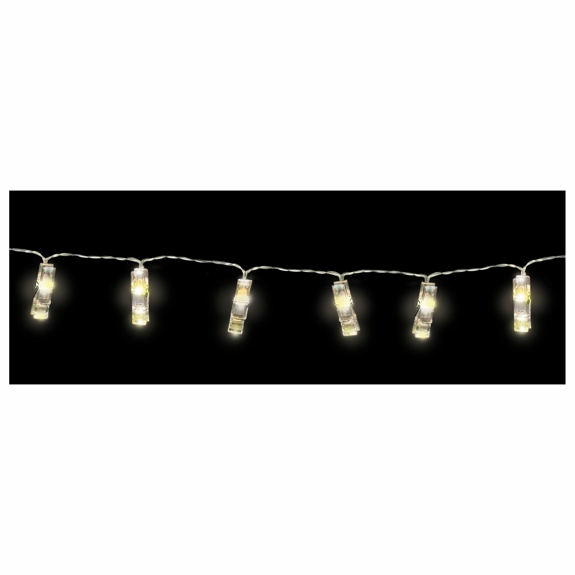 7.75'' Indoor Battery Powered 10 - Bulb Standard String Light