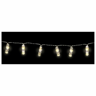 7.75'' Indoor Battery Powered 10 - Bulb Standard String Light