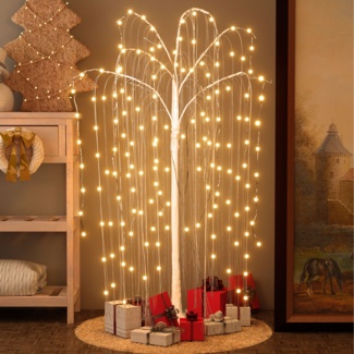 70.8'' LED Lighted Artificial Christmas Tree