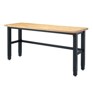 72"W Adjustable Height Wood Workbench