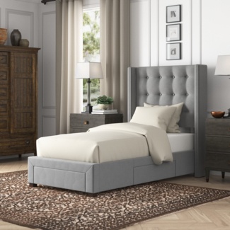 Aadya Upholstered Storage Bed