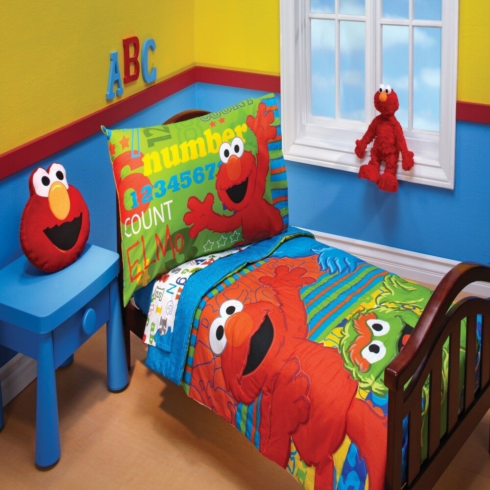 ABC 123 4 Piece Toddler Bedding Set