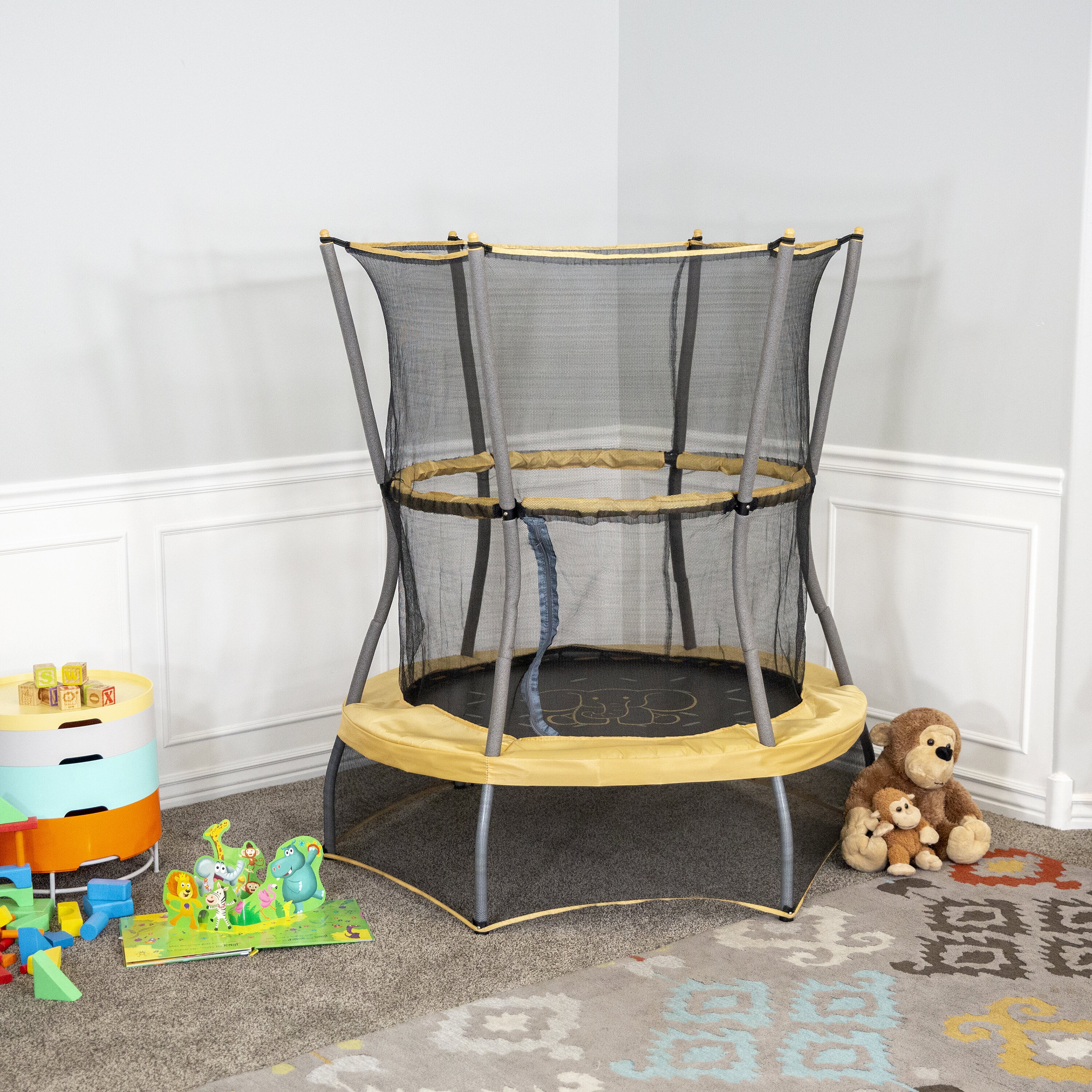 Activplay 48" Round Trampoline with Handlebar