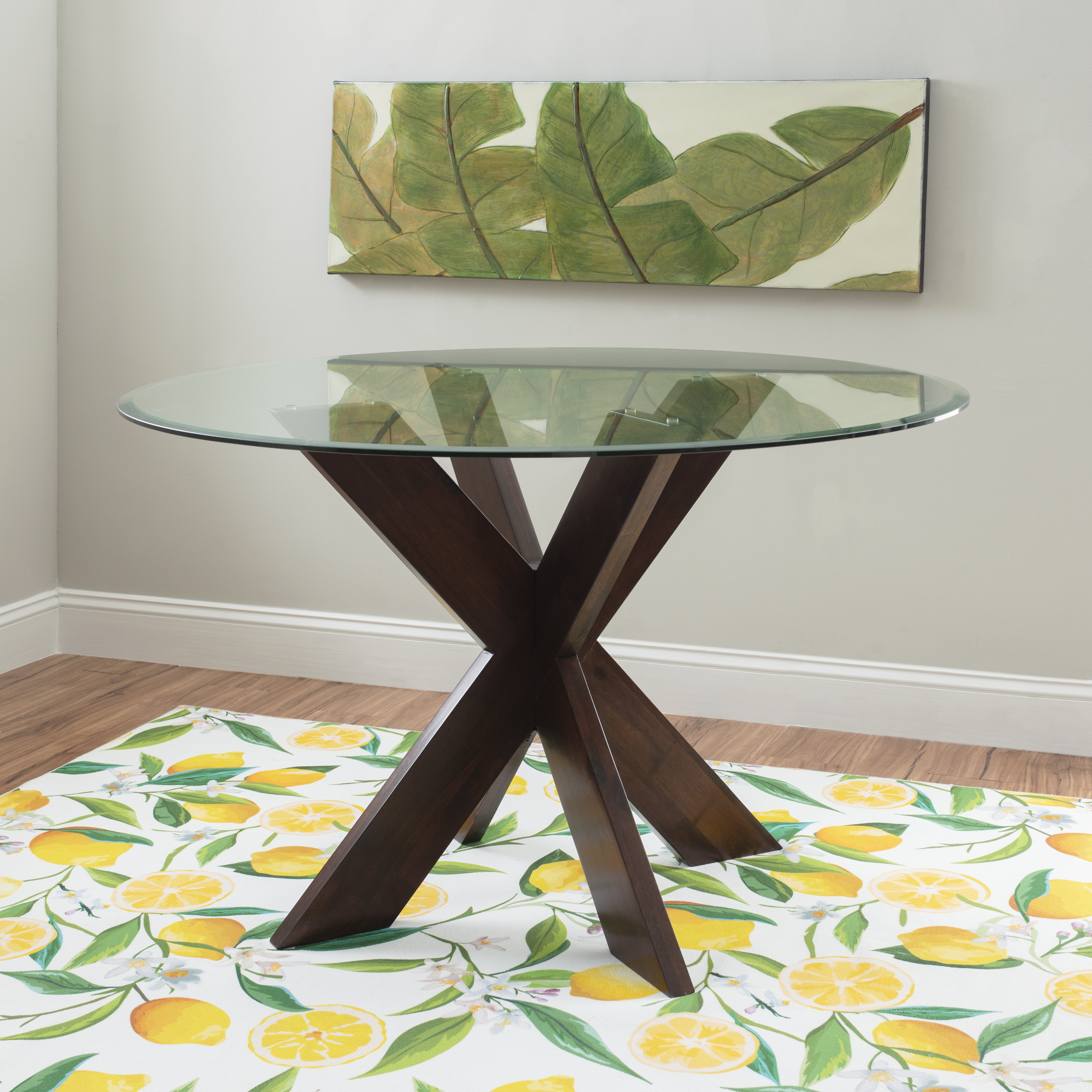 Adler 48'' Glass Dining Table