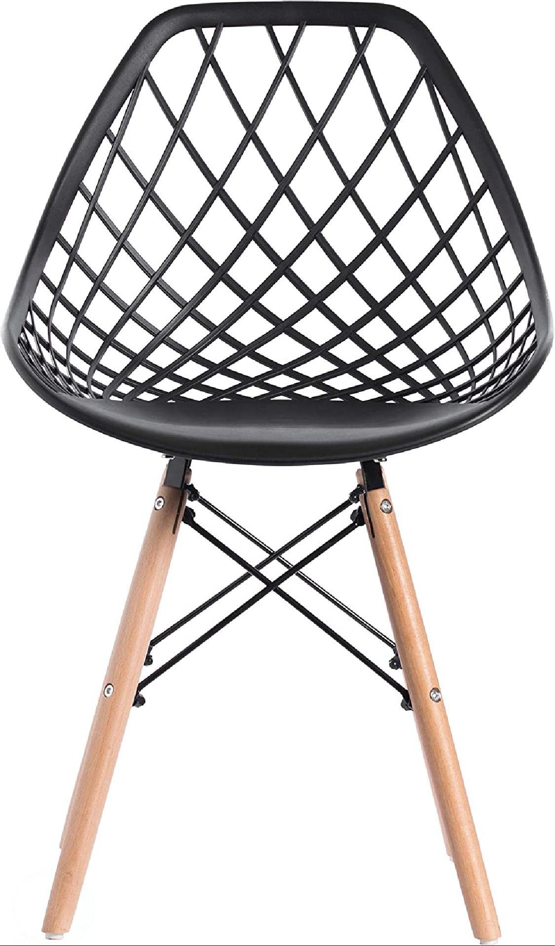 Adrialis Cross Back Folding Side Chair in Black