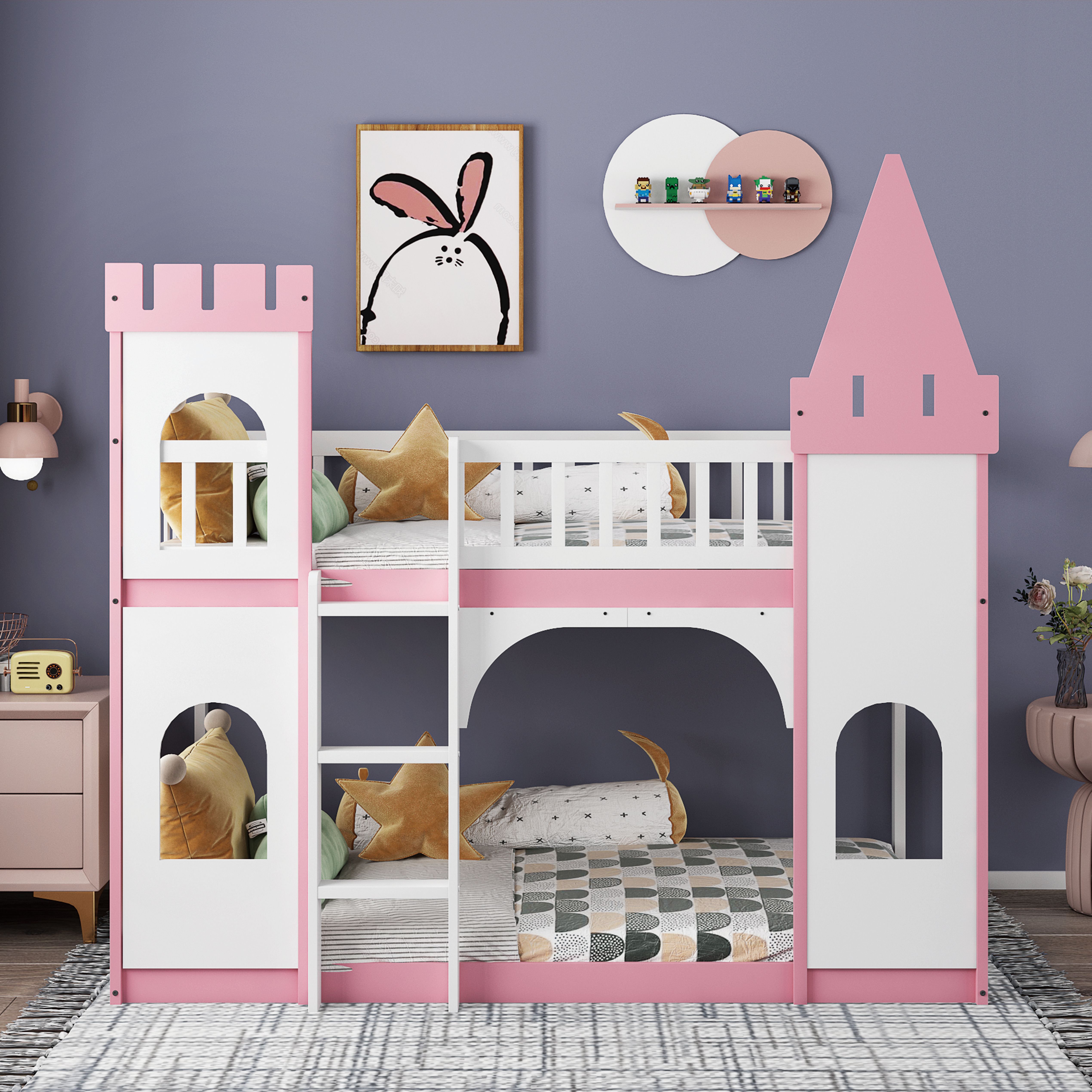 Aeyla Twin Over Twin Standard Bunk Bed by Zoomie Kids