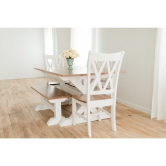 Aidenn 72'' Solid Oak Dining Table