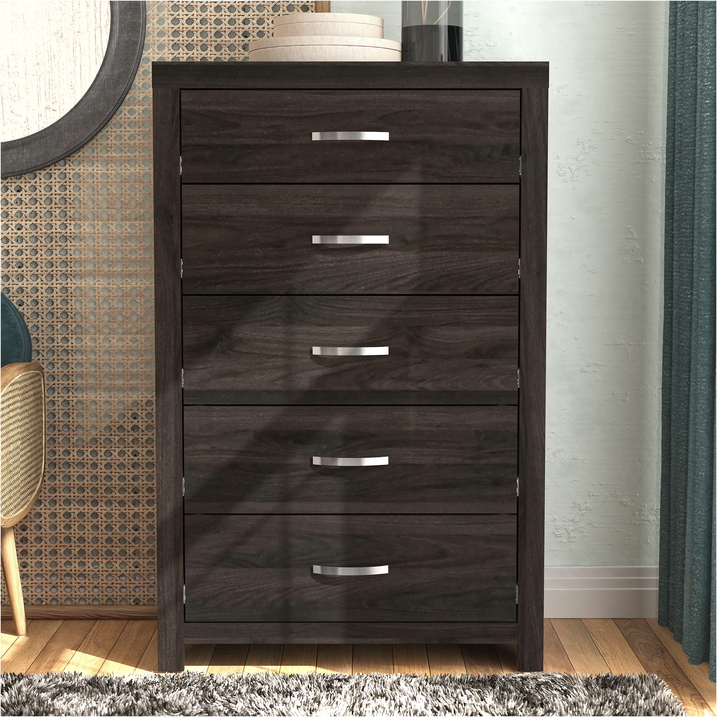 Aimaan 5 Drawer 29.6"W Dresser