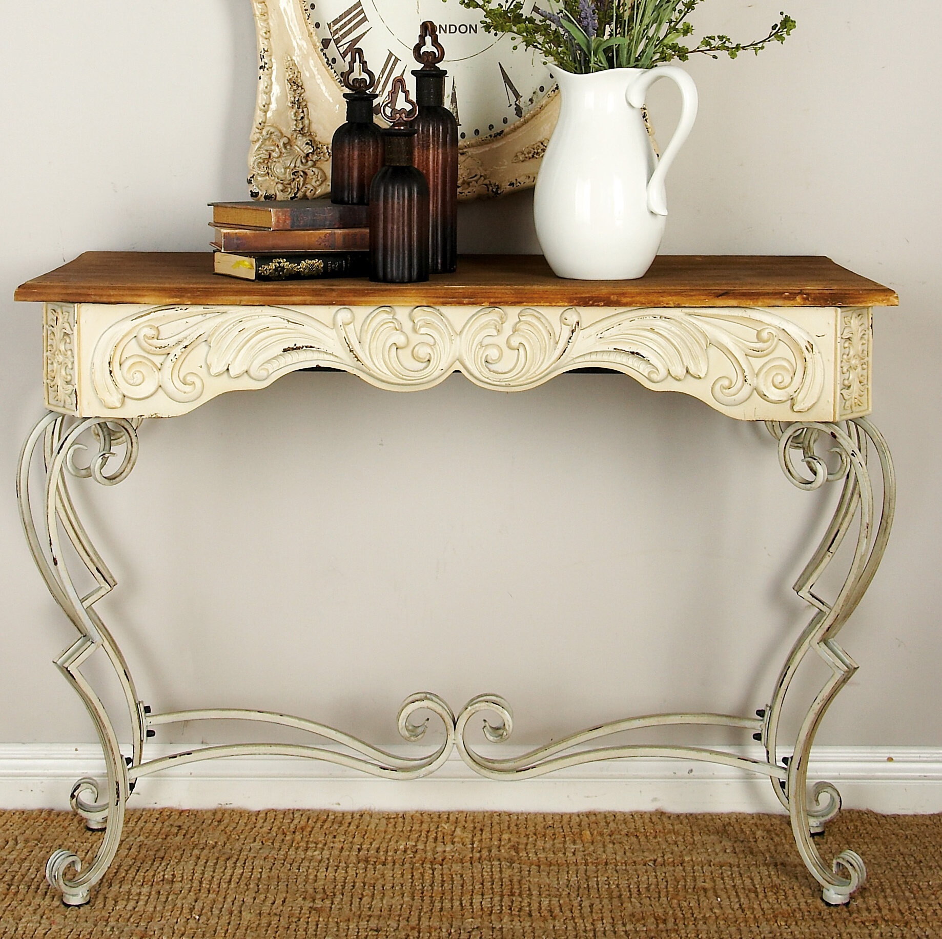 Shabby Chic Console Table - VisualHunt