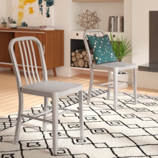 Akins Metal Indoor-Outdoor Chair