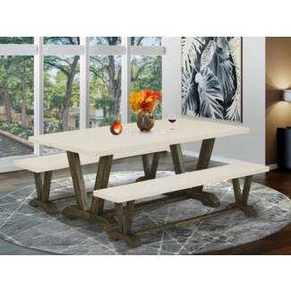 Alaney 4 - Person Dining Set