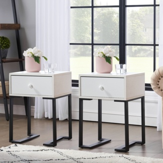 Alberty Iron Nightstand