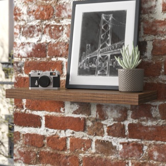 Alcera Floating Shelf with Reclaimed Wood