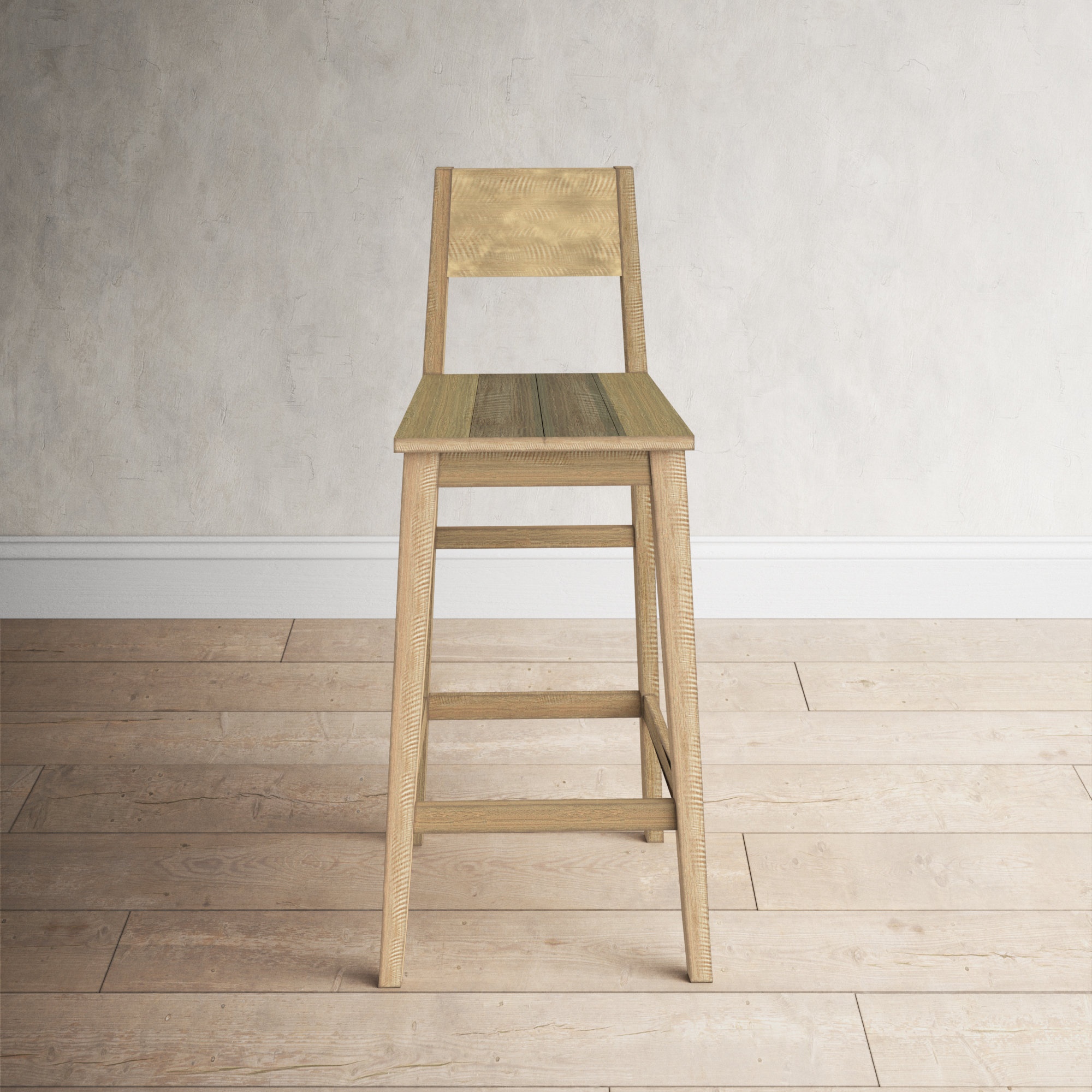 Alfa Solid Wood Stool