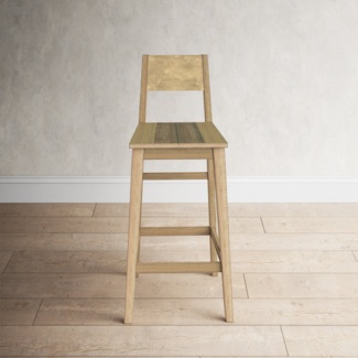 Alfa Solid Wood Stool
