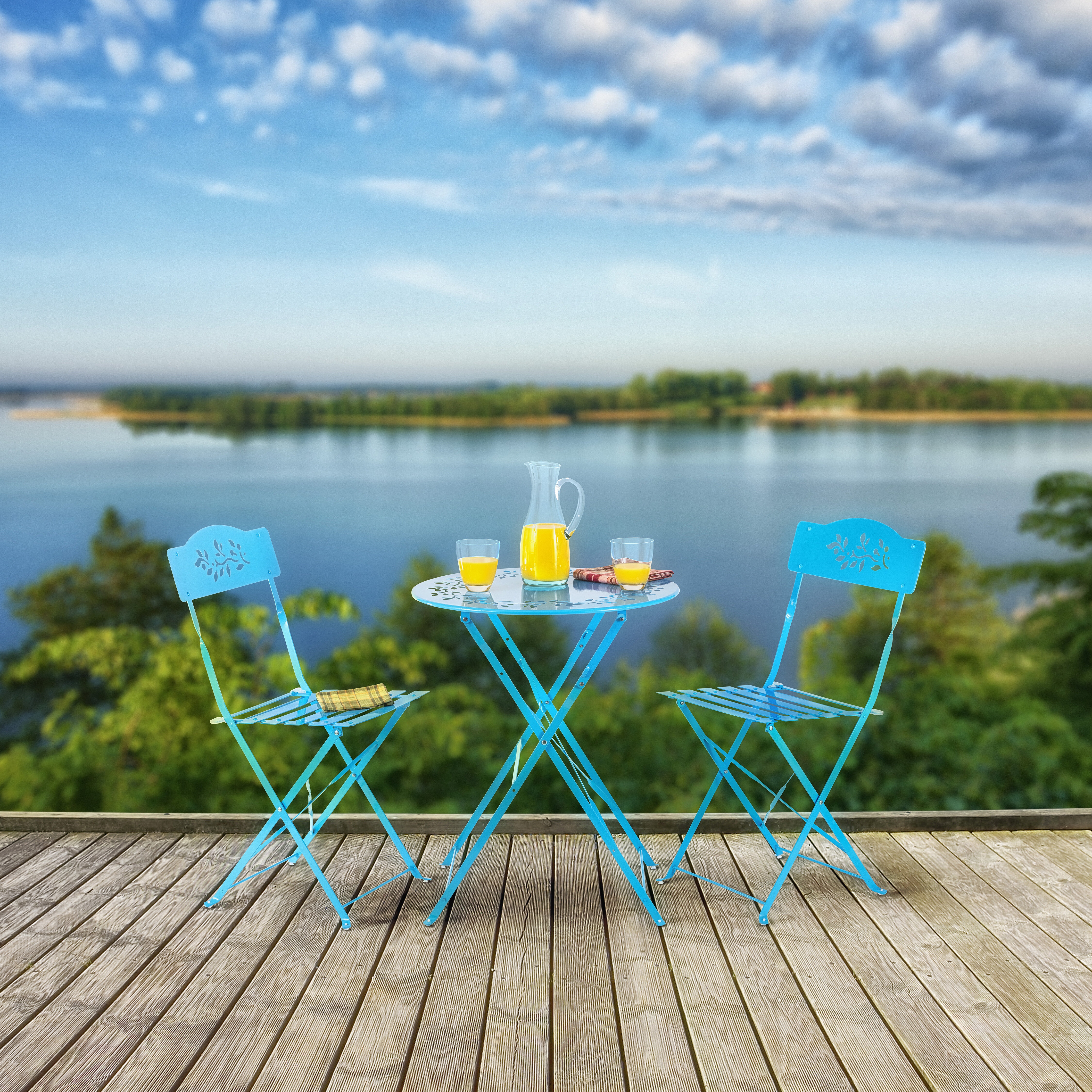 Alfreda Round 2 - Person Outdoor Dining Set