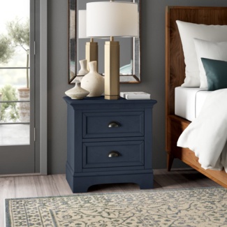 Alicea Solid + Manufactured Wood Nightstand