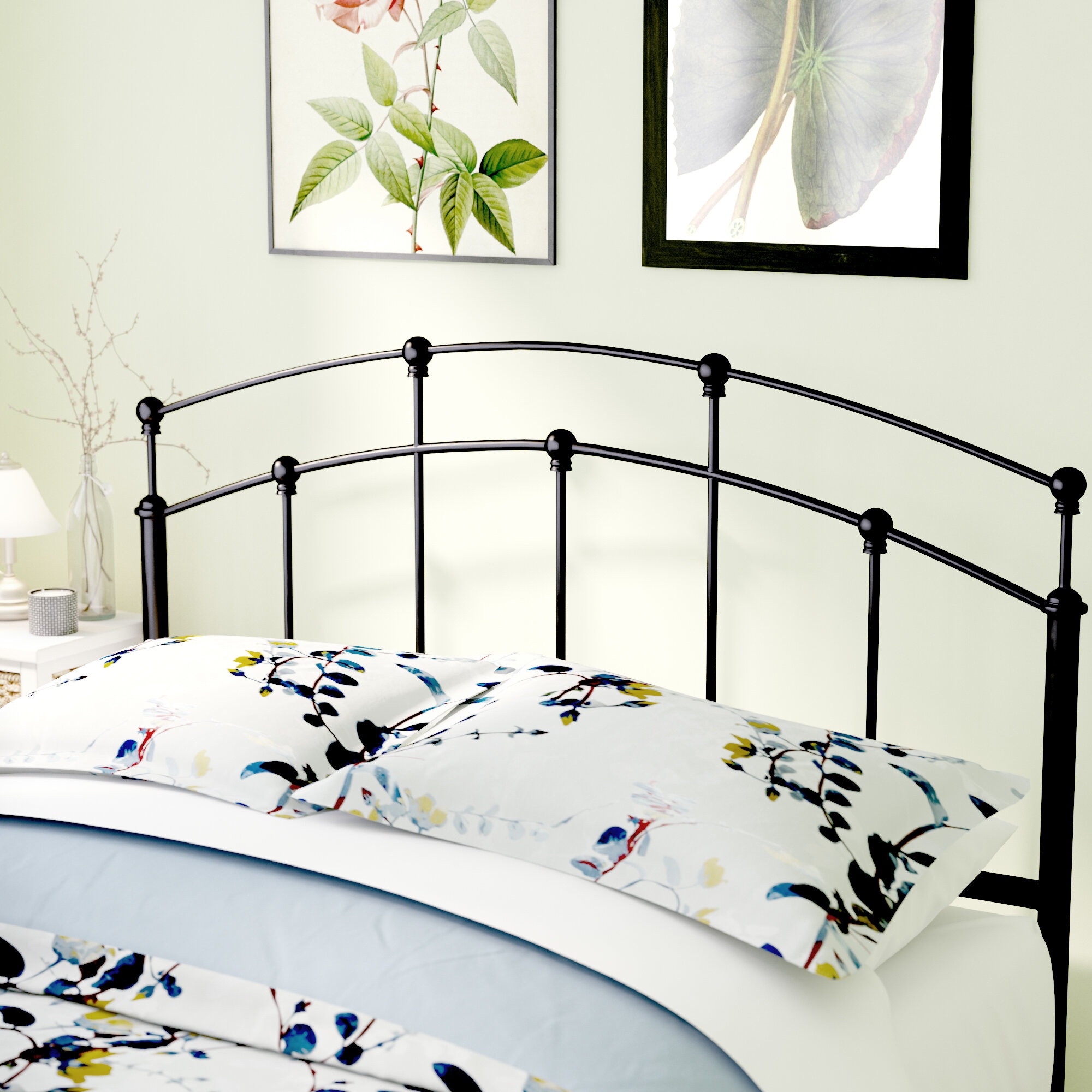 Alisabeth Full/Queen Metal Slat Headboard
