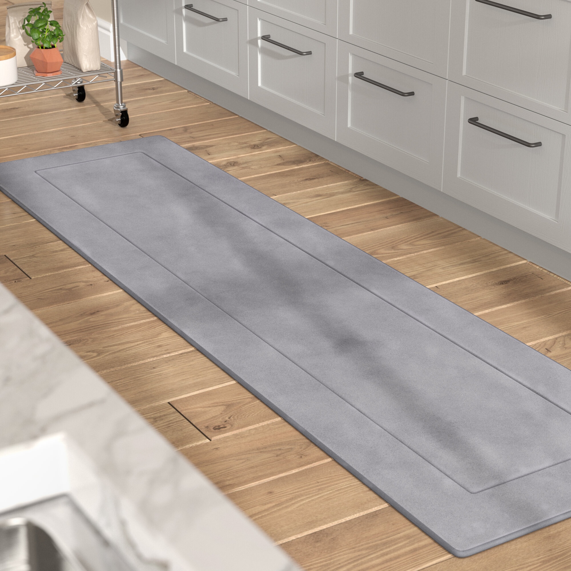 Allene Performance Gray Rug