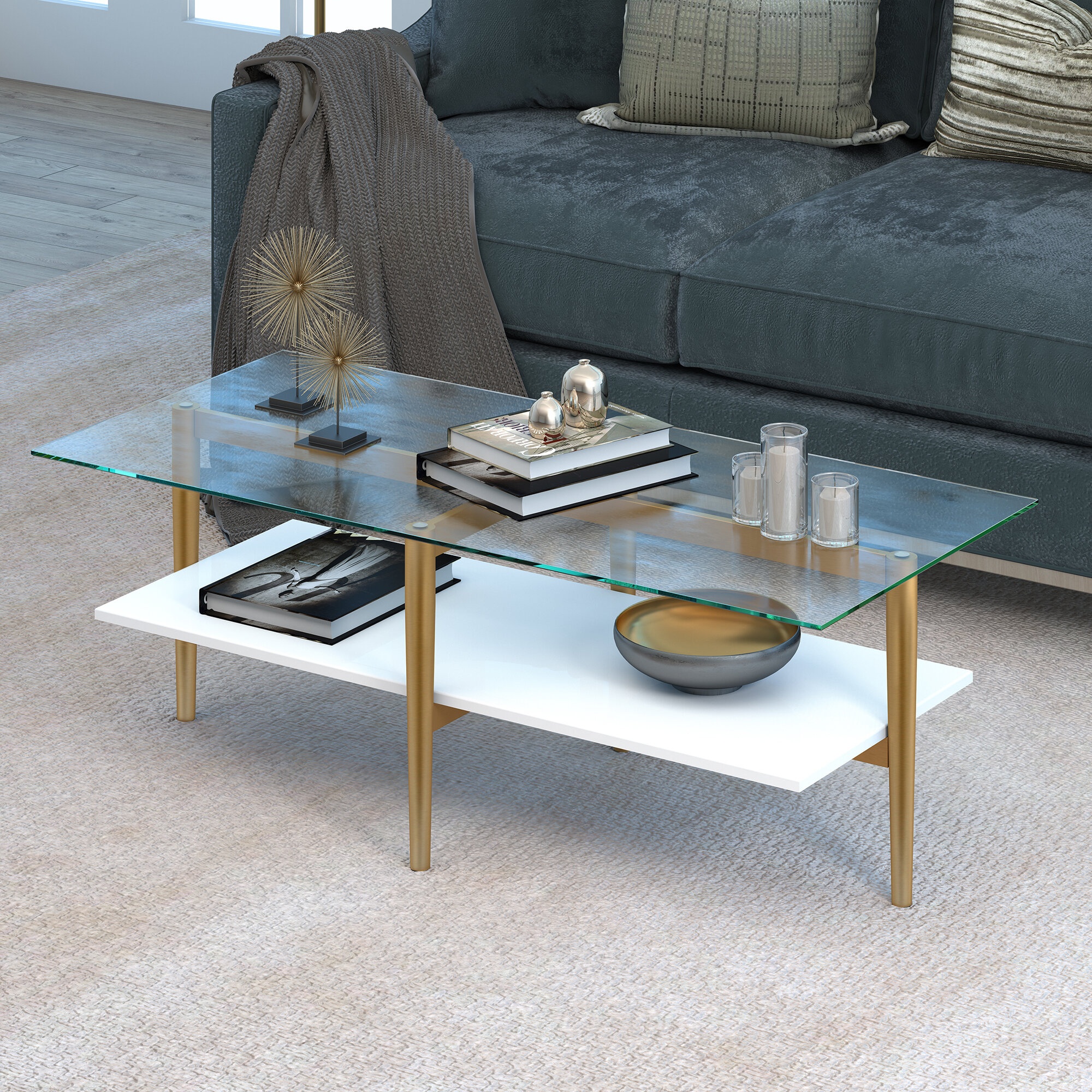 West elm shadow on sale box coffee table