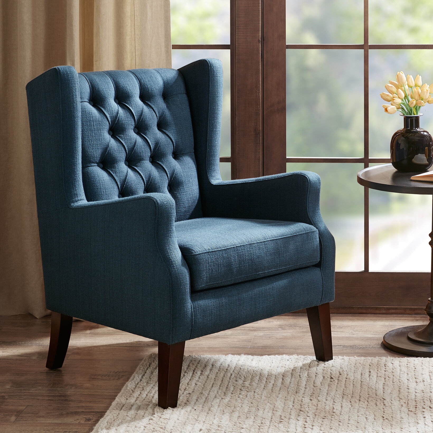 Allis Upholstered Wingback Chair