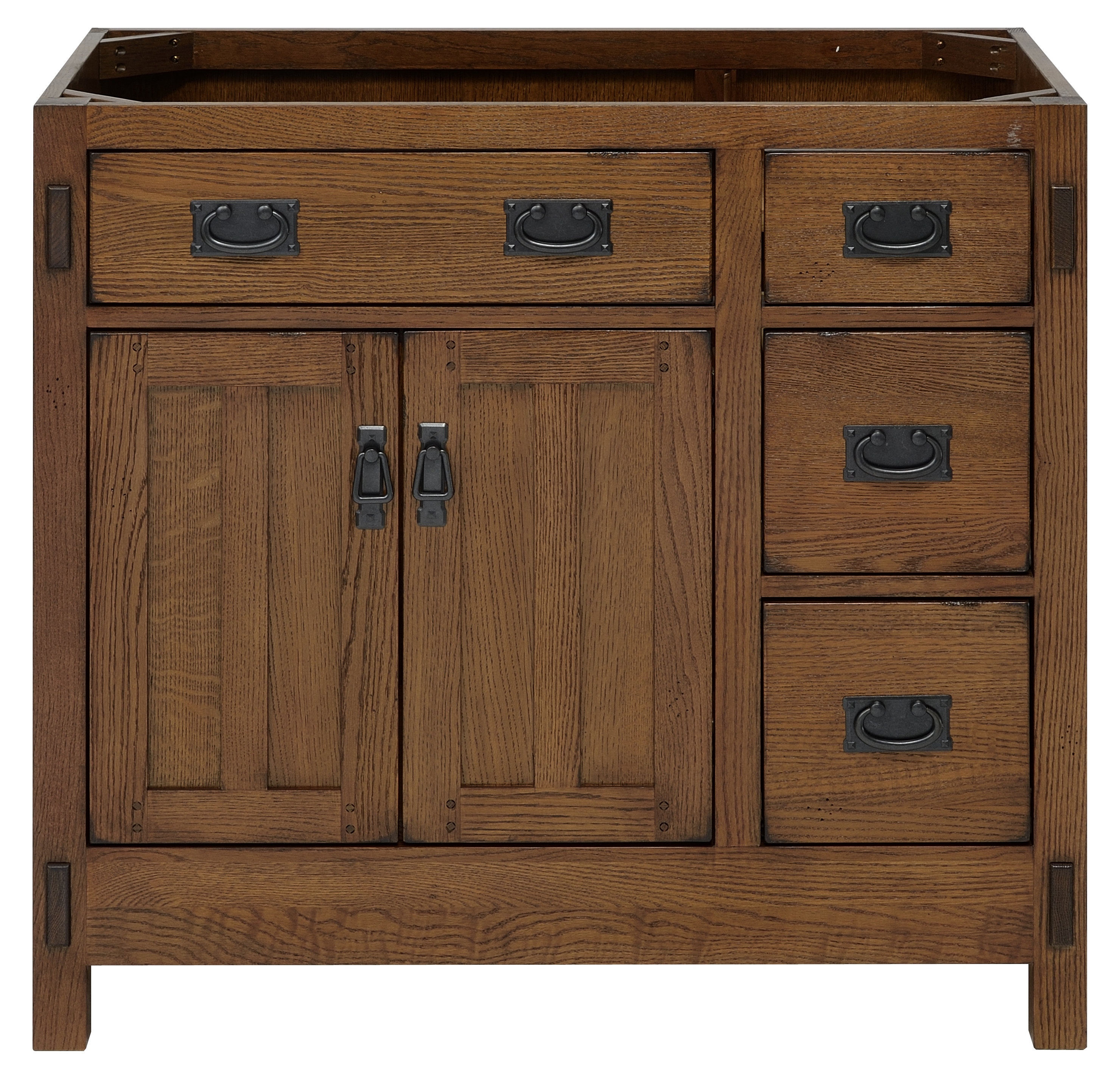 American Craftsman 36" Bathroom Vanity Base Only