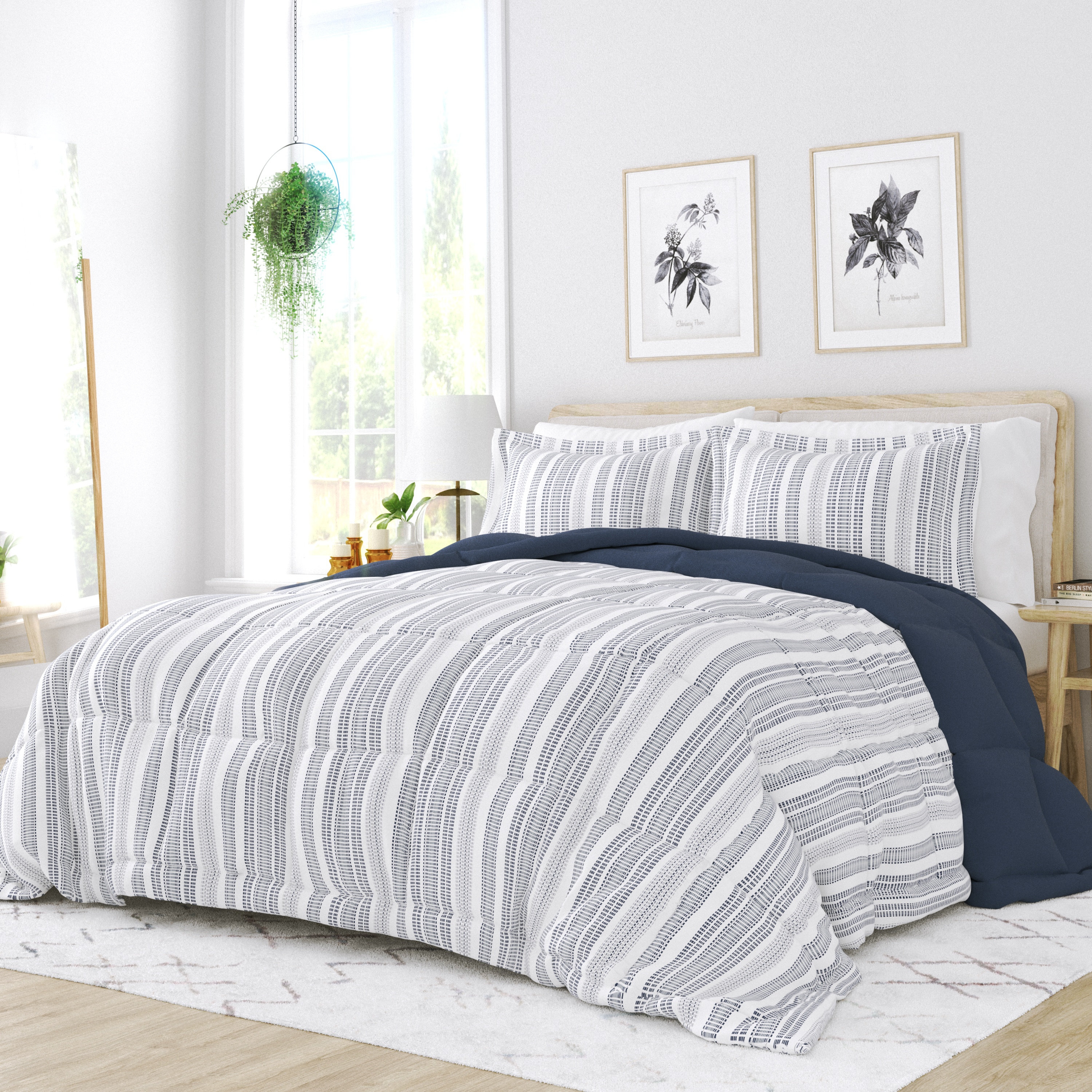 Andres Down Alternative Farmhouse Dreams Reversible Comforter Set