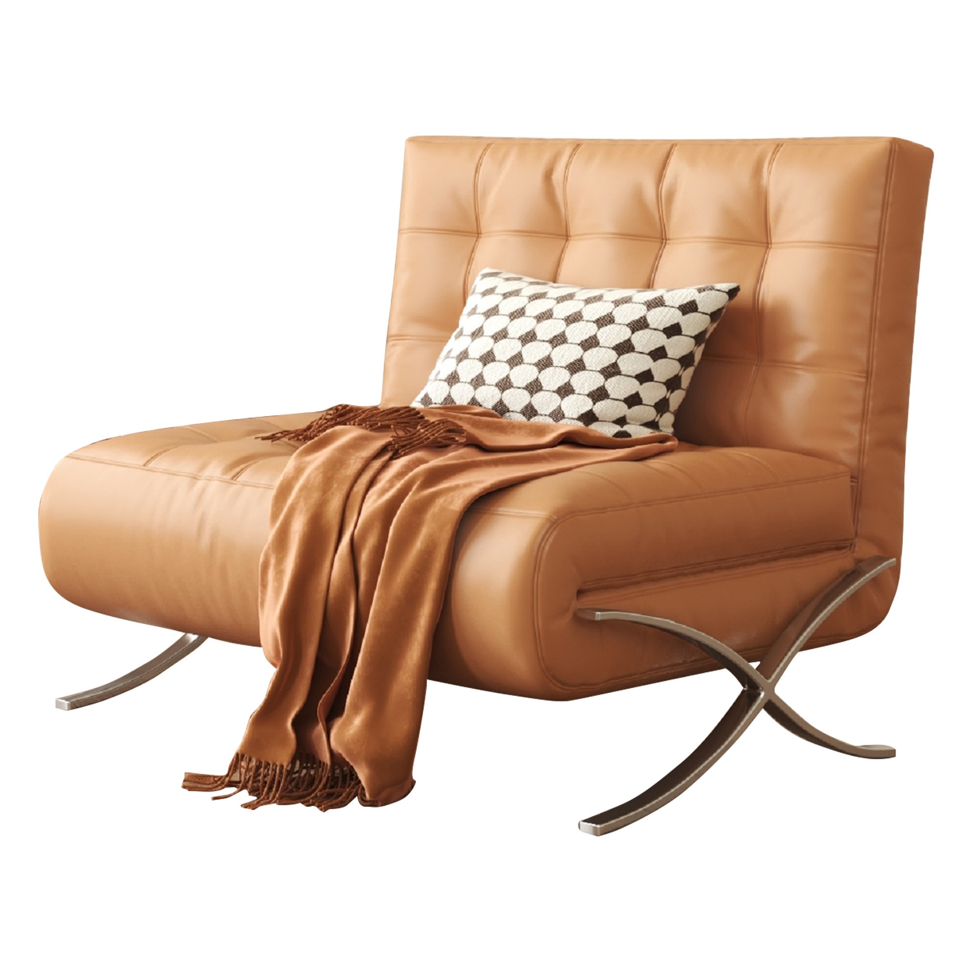 Anta Vegan Leather Accent Chair