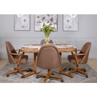 Arras Extendable Solid Oak Dining Set