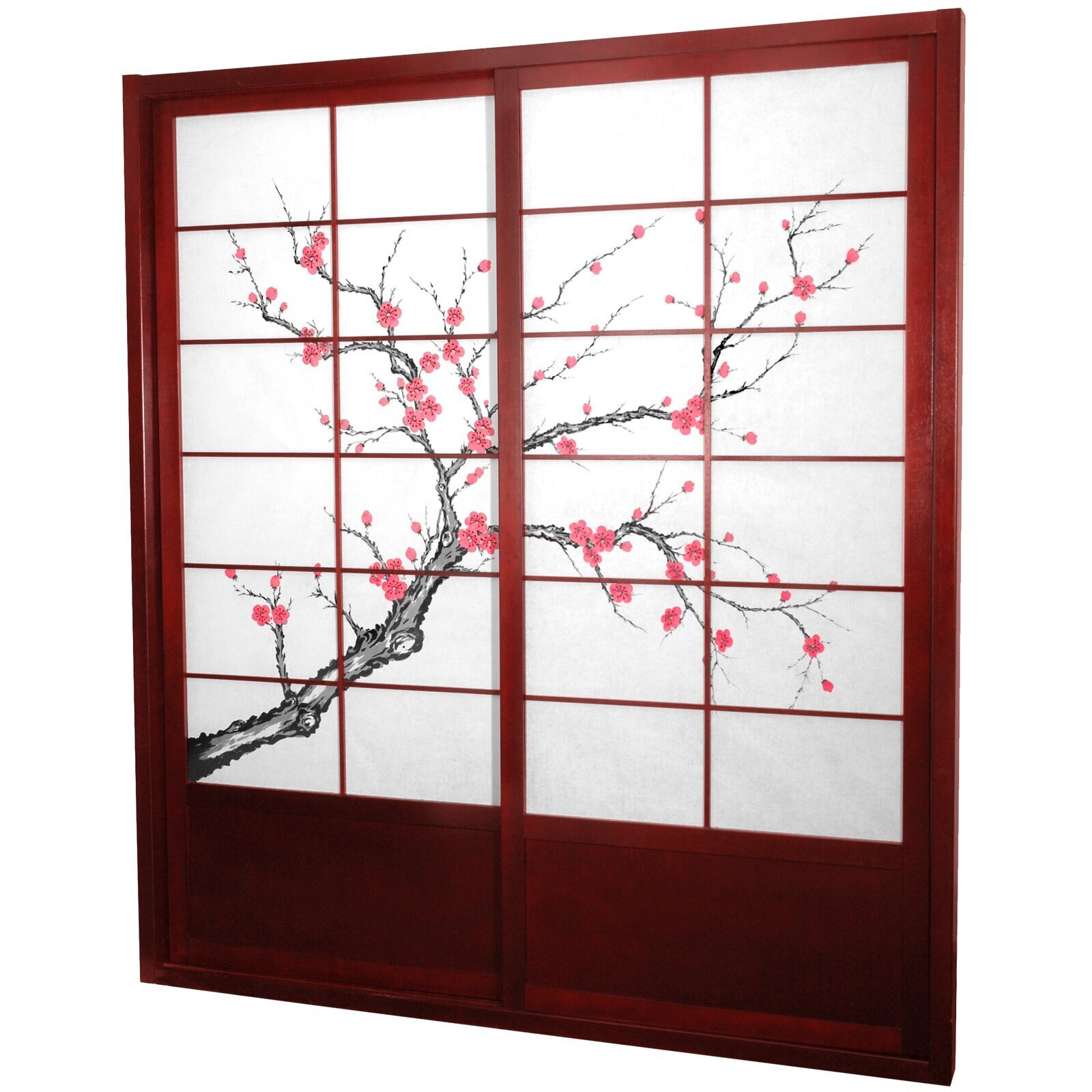 Asian Style Sliding Hanging Room Divide