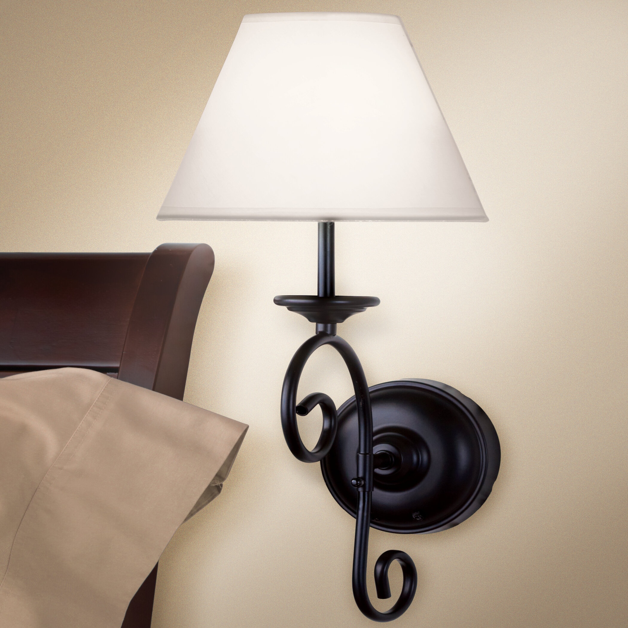 Asle Plastic LED Armed Sconce