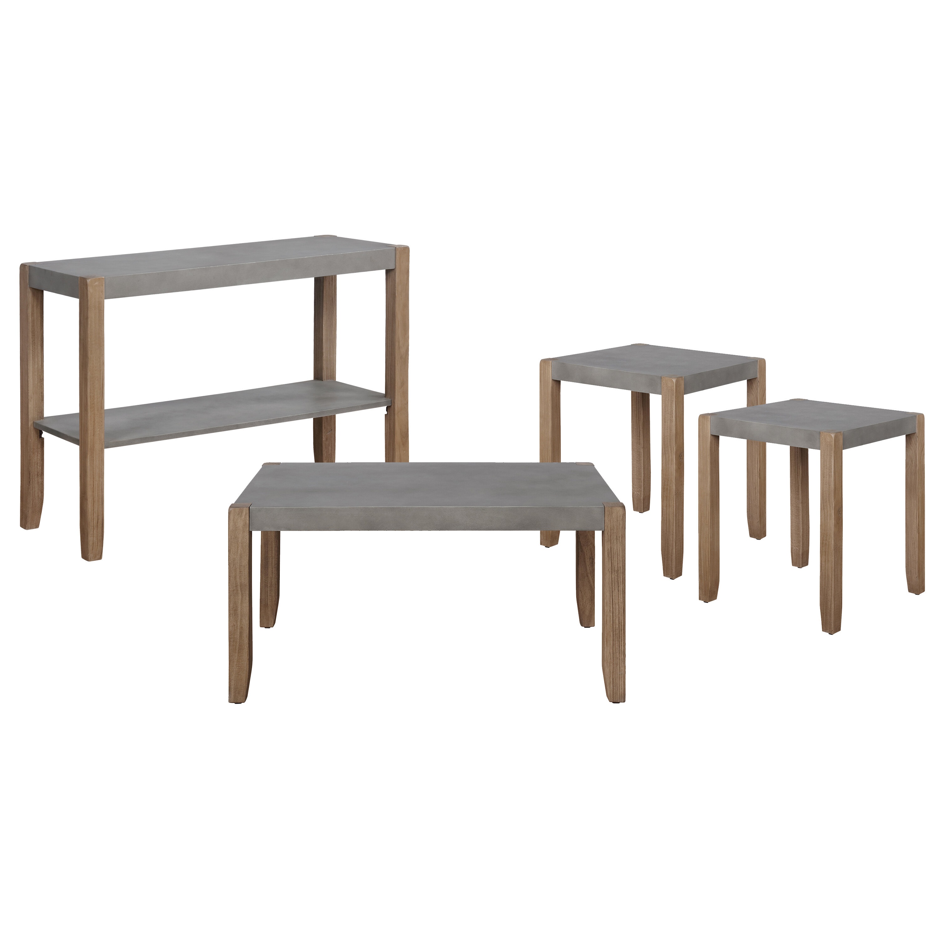 Aston 4 Piece Coffee Table Set