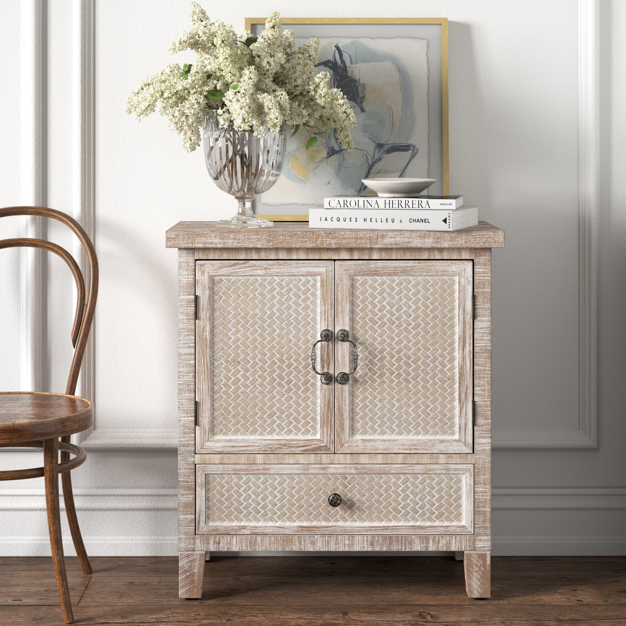 Elegant and Refined, A French Cabinet Destined for Louis Blue