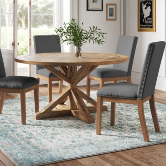 60 Inch Round Dining Table Set - VisualHunt
