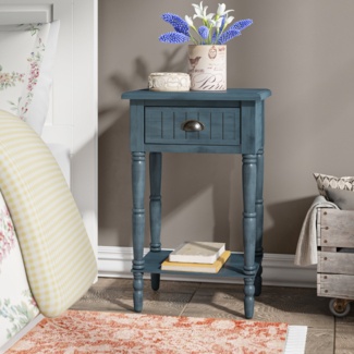 Bailey Solid + Manufactured Wood Nightstand