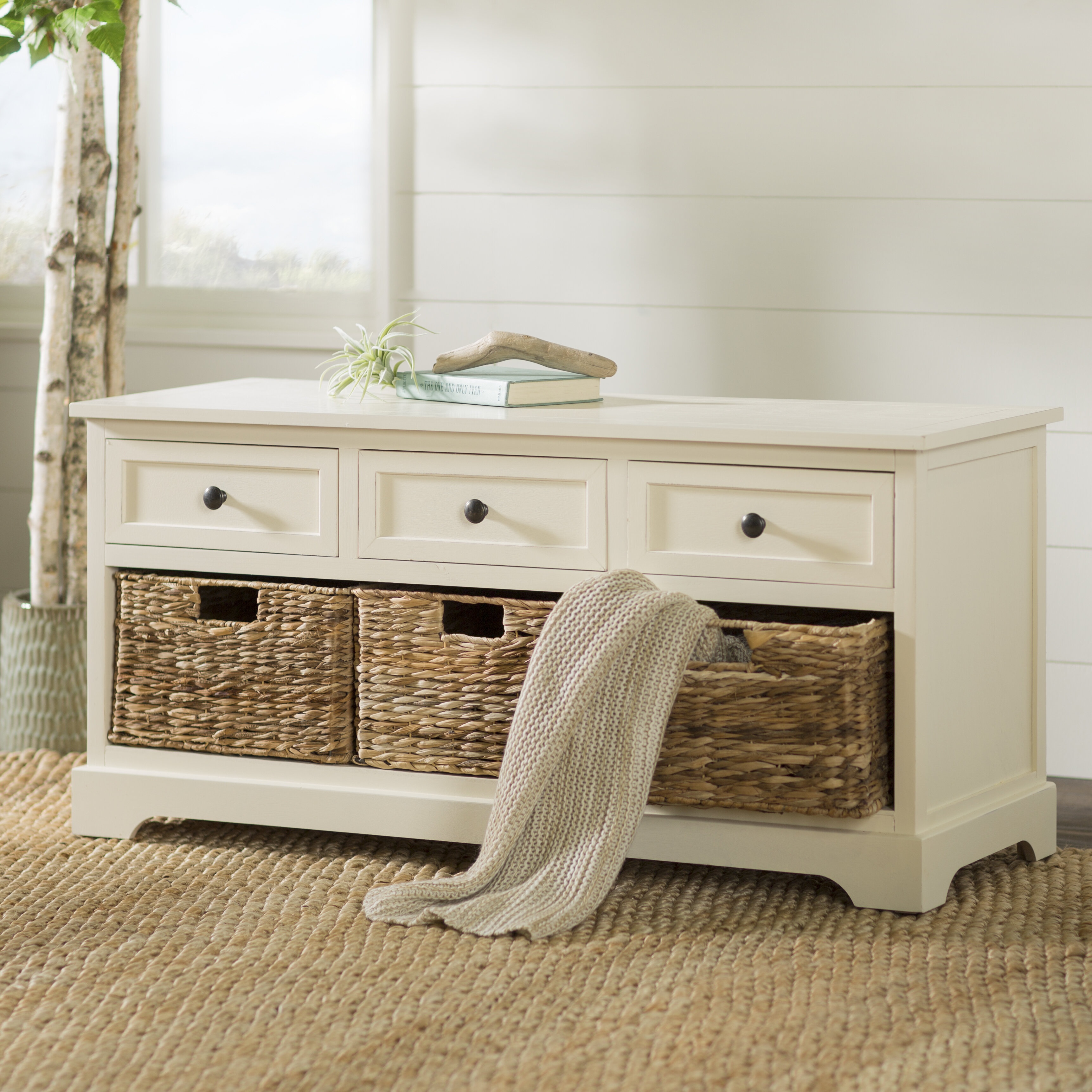 Balsam Drawers Storage Bench