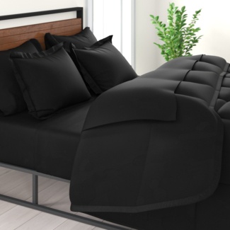 Bare Home Bedding Set Comforter & Sheets - Goose Down Alternative - Ultra-Soft 1800 Premium Bed Set