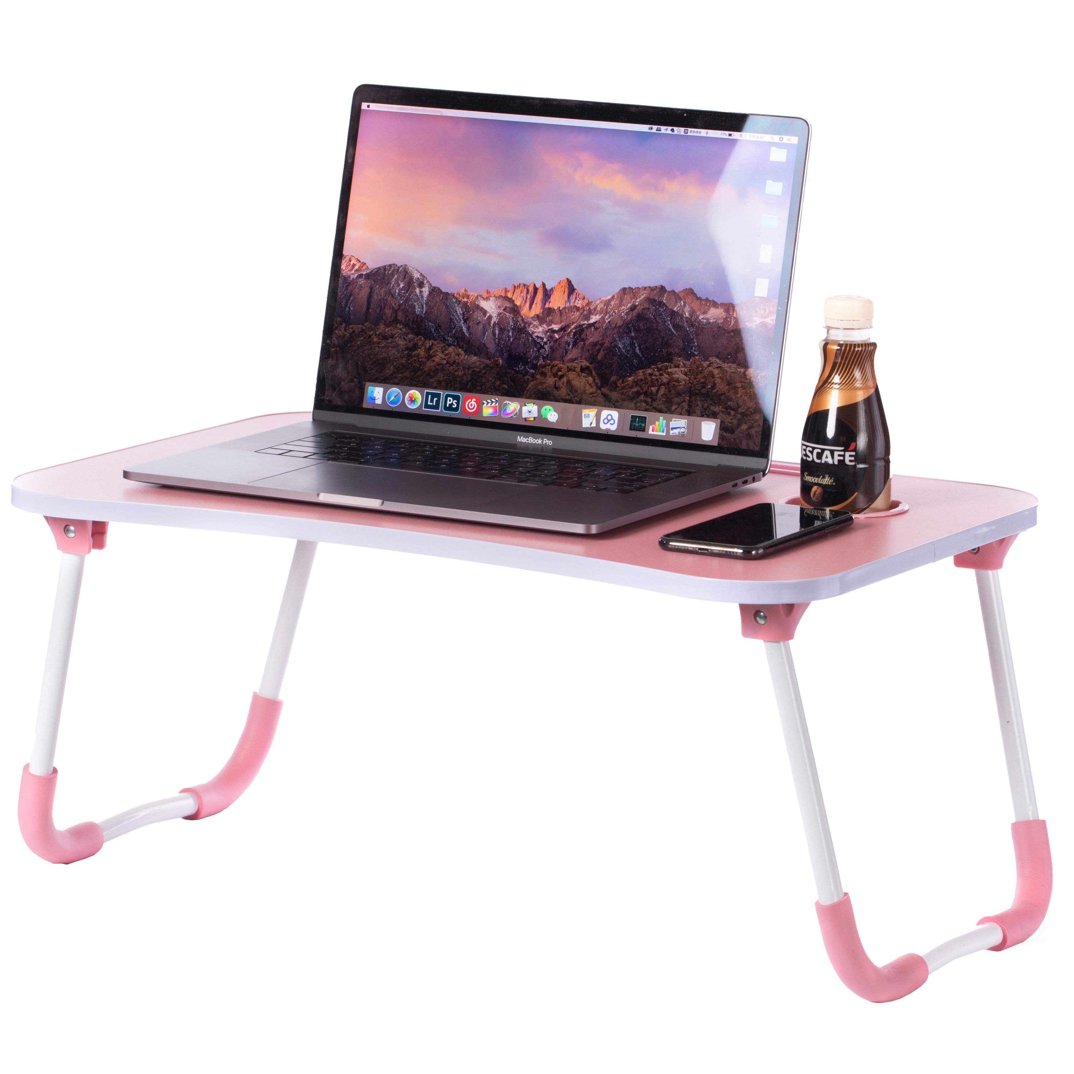 Lap Desk, Kavalan Portable Laptop Desk with Pillow Cushion & Handle,  Designed w/Tablet & Phone