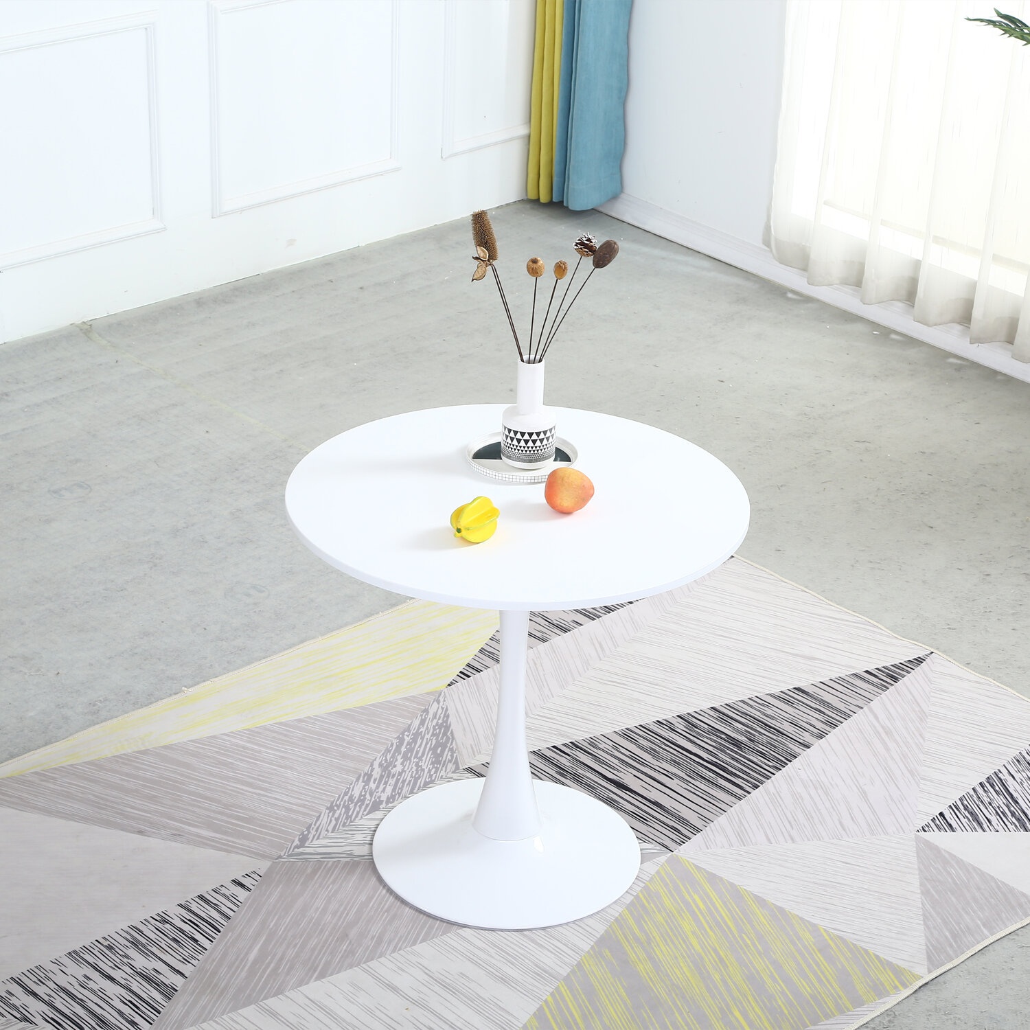 Beltz 31.5'' Iron Pedestal Dining Table