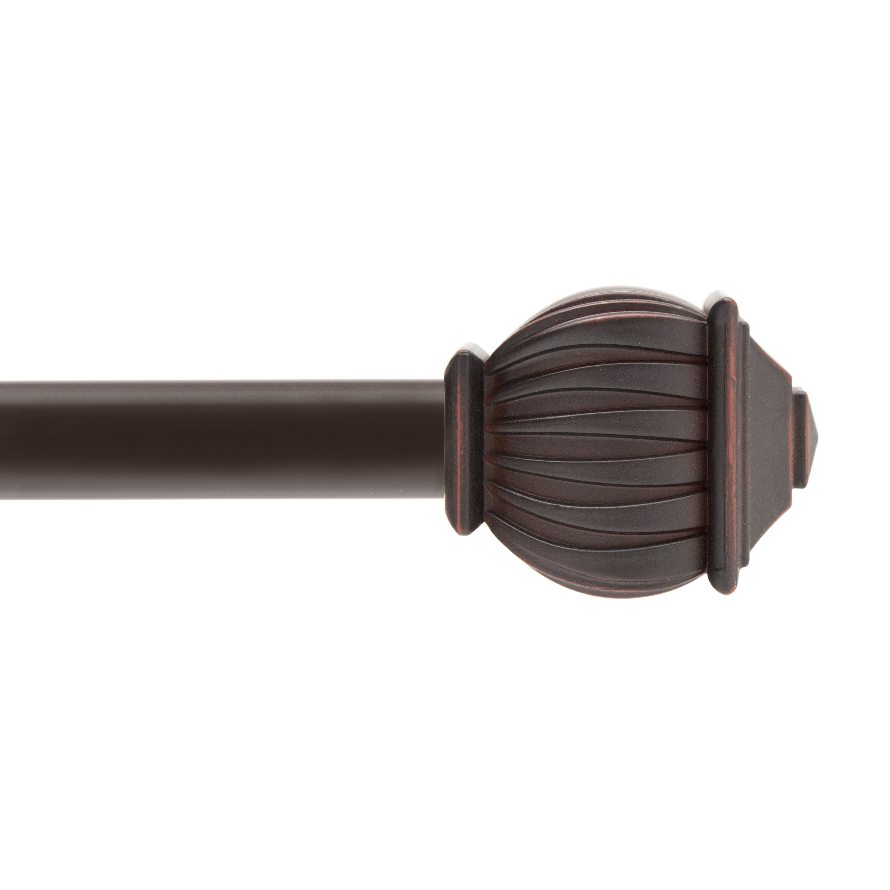 Benji Adjustable 0.625" Single Curtain Rod
