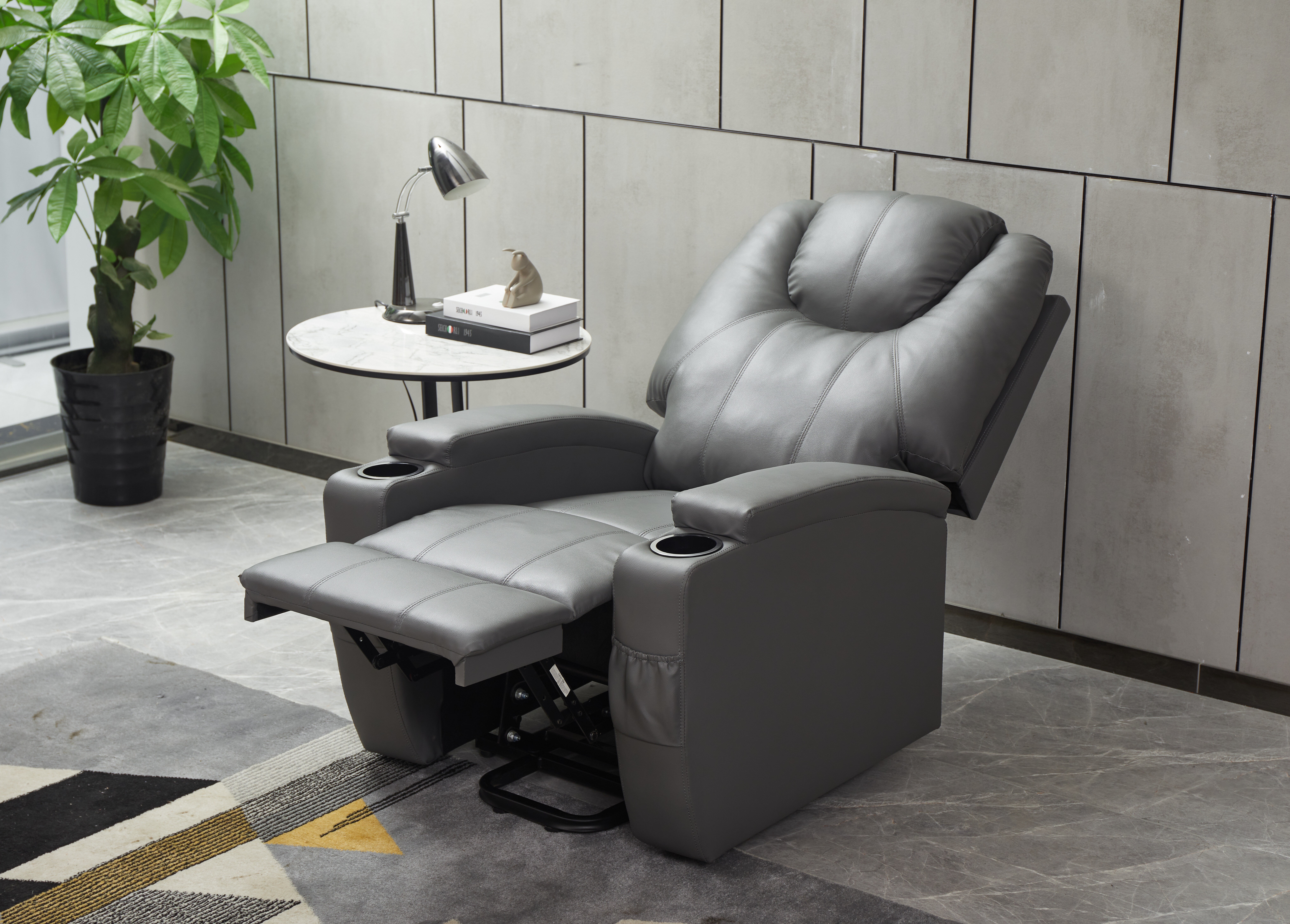 Benvenuta Vegan Leather Power Recliner