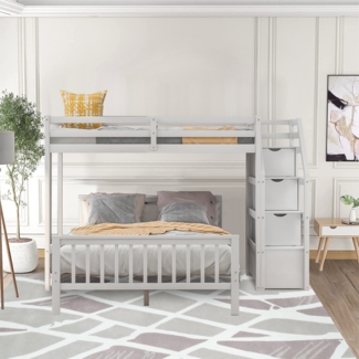 Benzant Twin Over Full Triple / Quad Bunk Bed by Harriet Bee