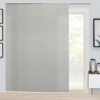 Blackout Slate Gray Outdoor Vertical Blind