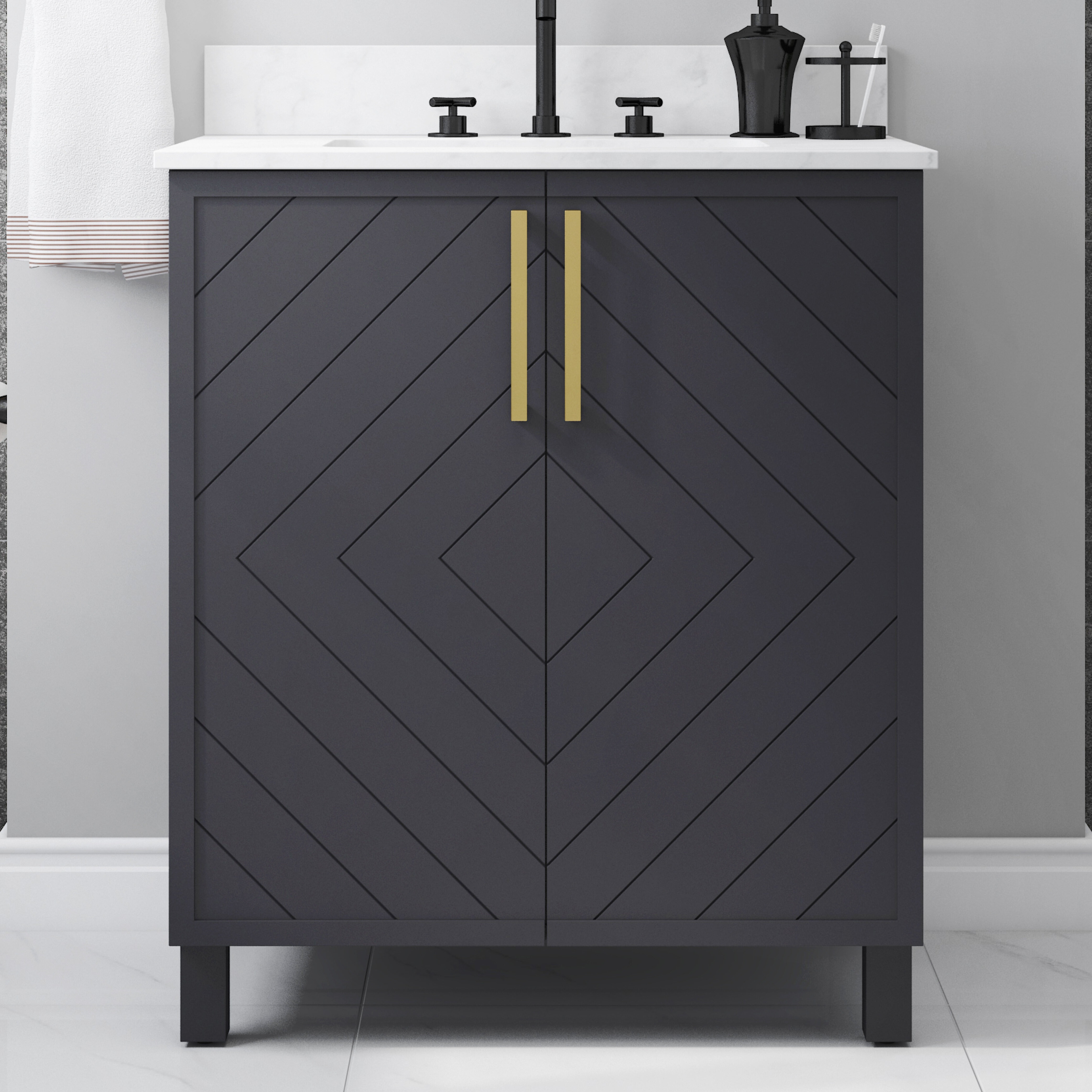 Braelyn 30" Single Bathroom Vanity Set