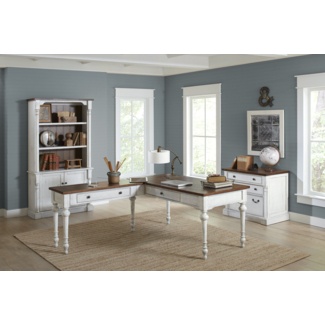 Bransford Configurable Rectangular Writing Desk Office Set