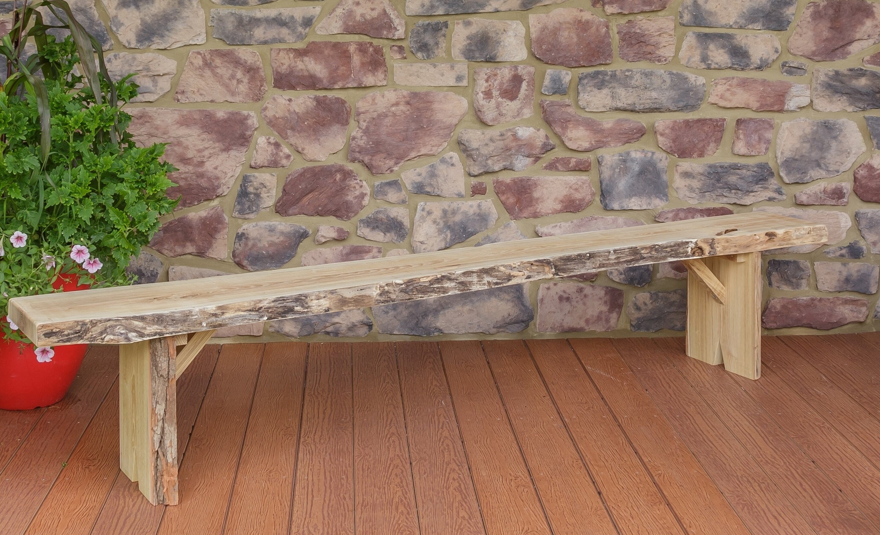 Bruggeman Honey Locust Outdoor Bench