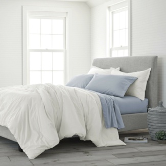 Burnabbie 100% Cotton Percale Comforter Set