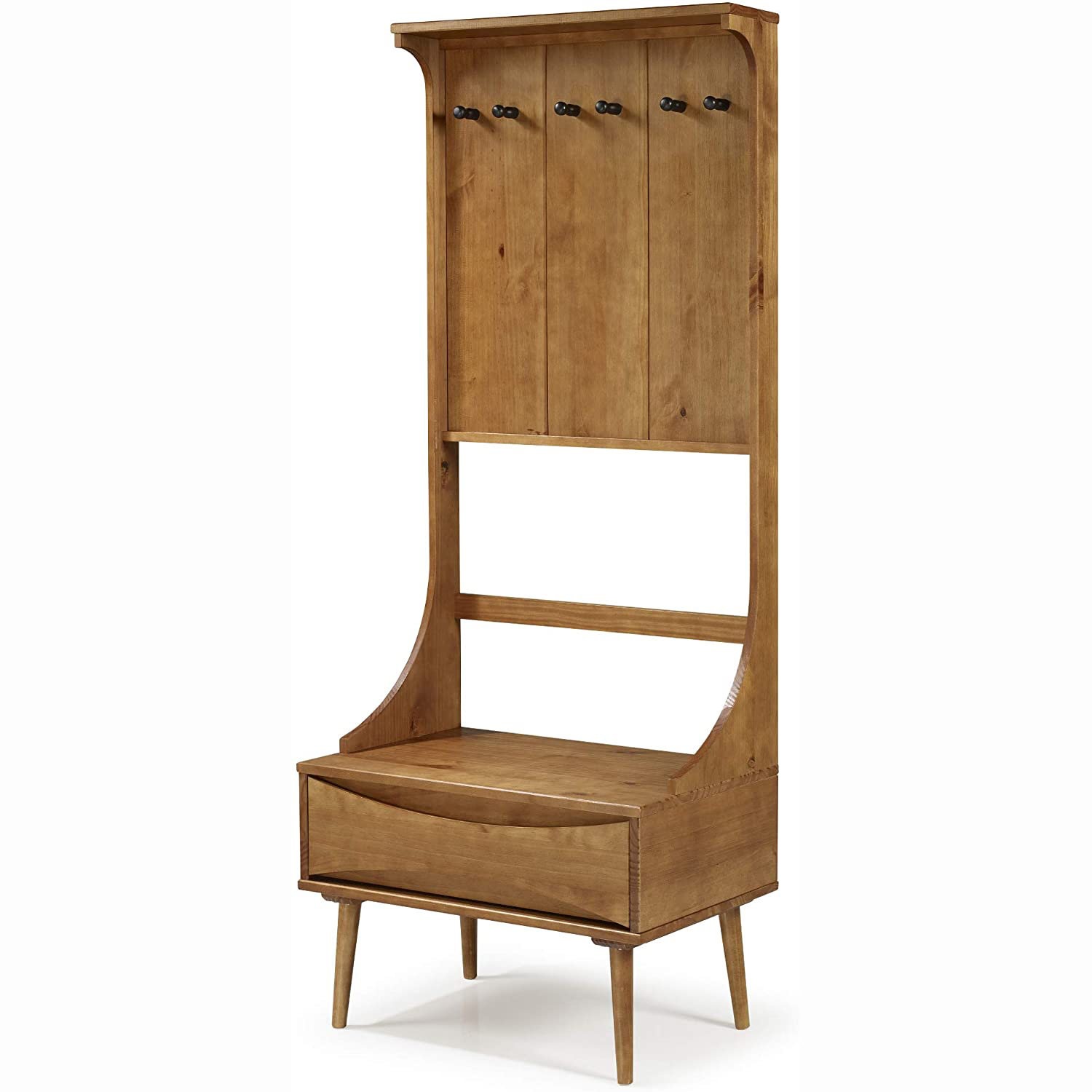 Burnese 28'' Wide Hall Tree with Bench